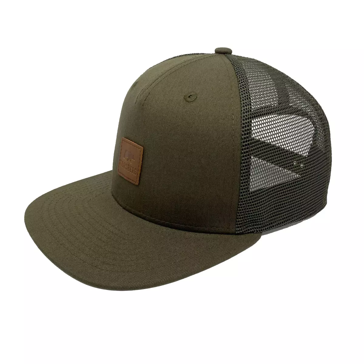 FORSBERG olivfarbene Cap mit Netzgewebe - 2