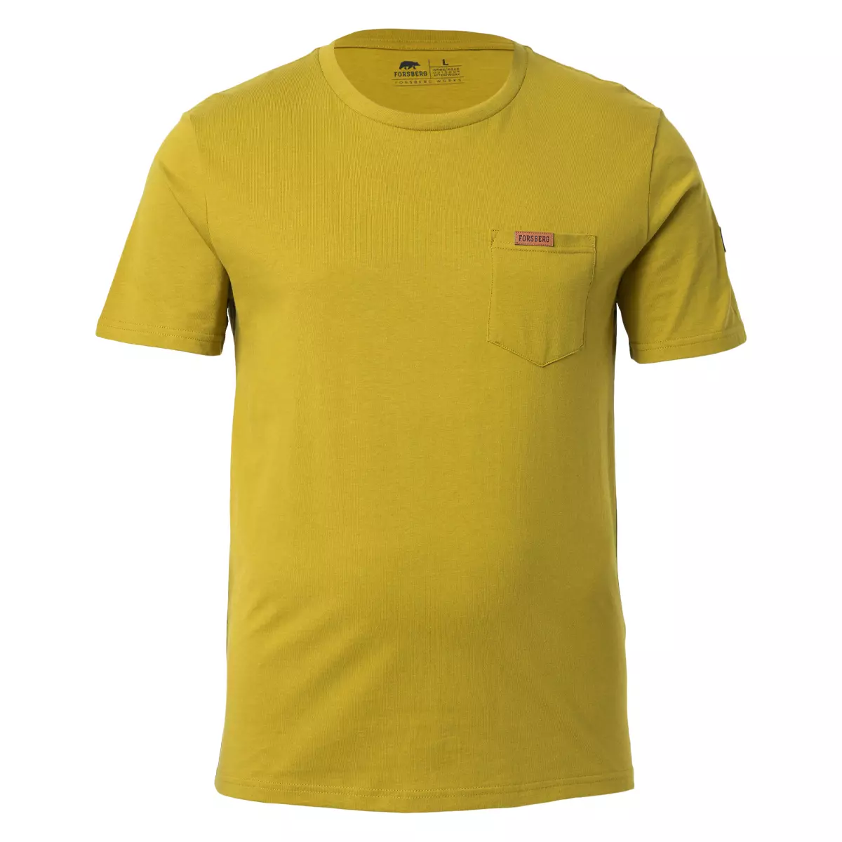 FORSBERG T-Shirt mit Brusttasche - 1