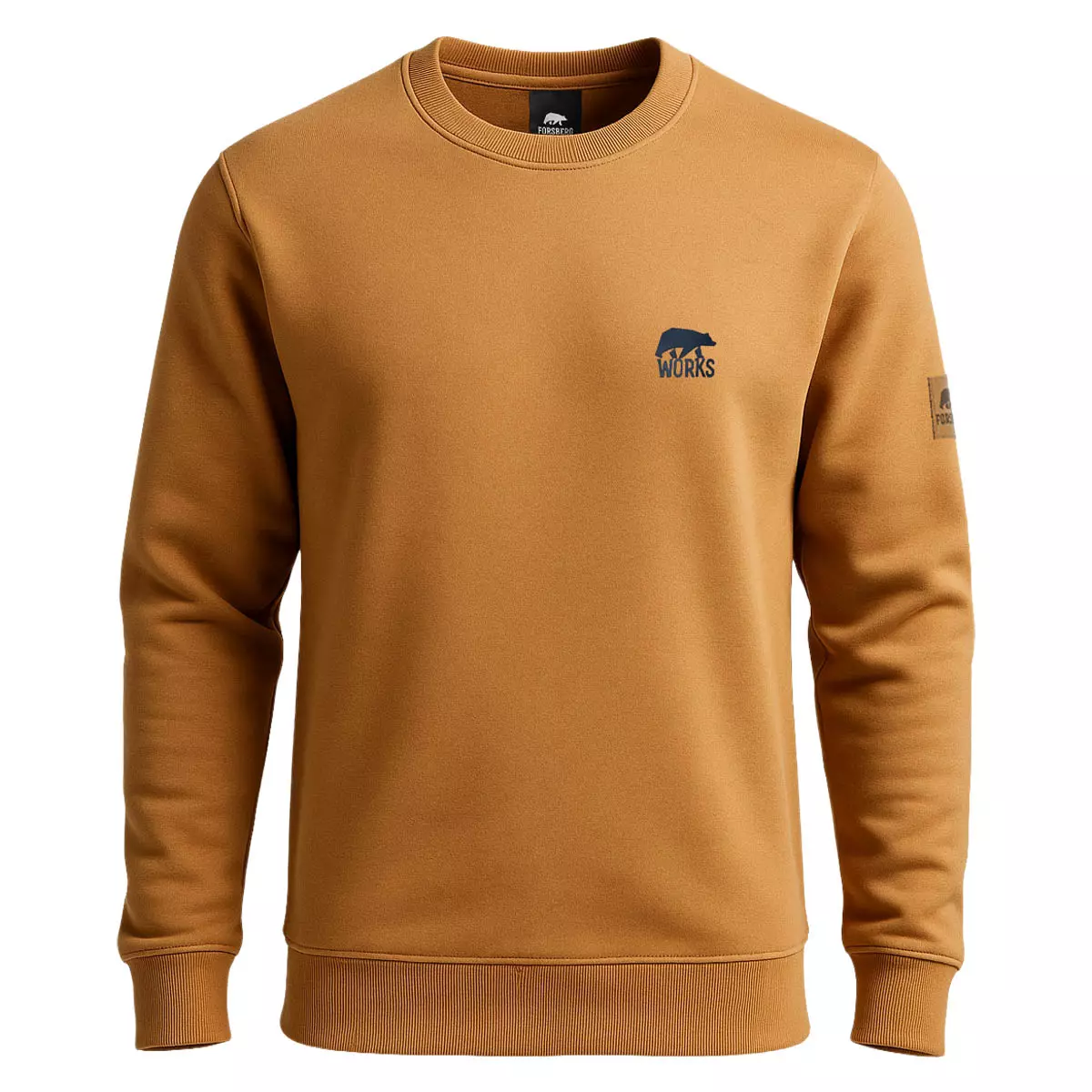 FORSBERG Crewneck Sweatshirt mit elastischen Einsätzen - 1