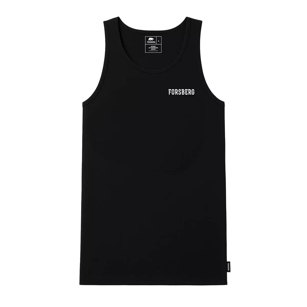 FORSBERG Tanktop mit Logo auf Brust und Rücken - 1