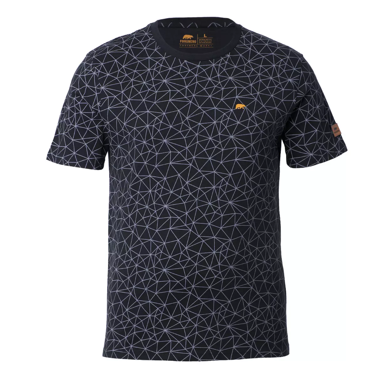 FORSBERG T-Shirt mit Polygonmuster - 7