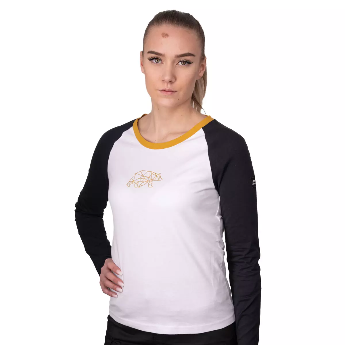 FORSBERG zweifarbiges Longsleeve mit Brustlogo Damen - 7