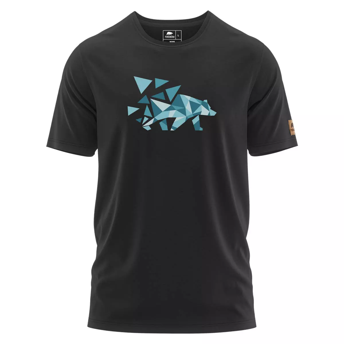 FORSBERG Mikkelson T-Shirt mit Polygonbär - 5